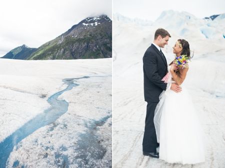 Ashley married Scott Cine in Alaska.